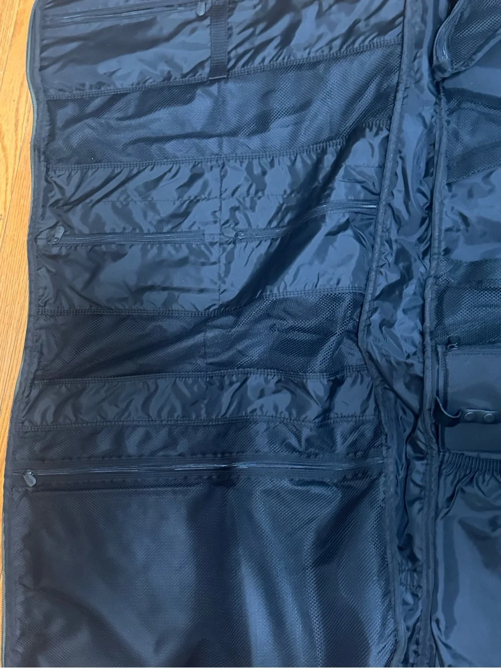 Briggs & Riley Olive Travel Garment Bag with Shoulder Strap